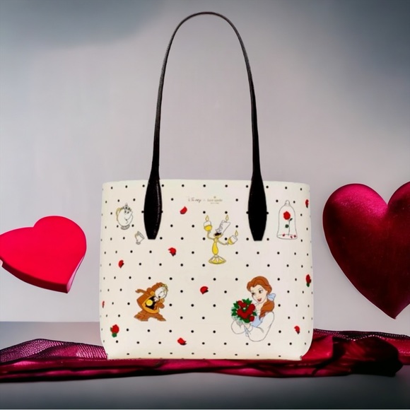 🚨GIFT AWAY🚨 New Kate spade beauty & the beast tote - Picture 5 of 7